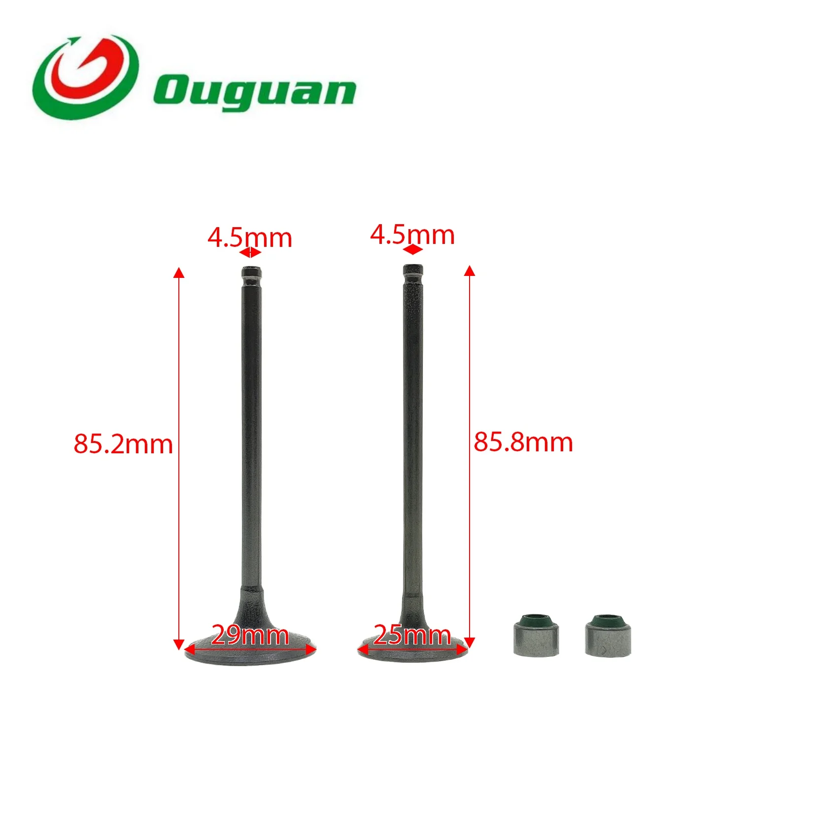 Retén de aceite de válvula de admisión y escape para KAWASAKI KLX 250 300, Loncin YF300, VOGE 300, SUZUKI Djebel 250, DR250, DR-Z 250CC