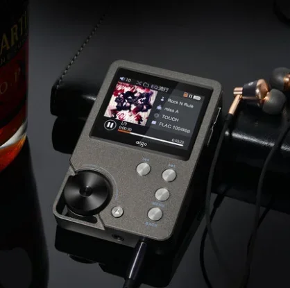 مشغل موسيقى Aigo MP3-105 PLUS Hifi Mp3 مع شاشة WM8965 مشغل Mp3 صغير محمول عالي الدقة DSD مشغل صوت USB رياضي #5