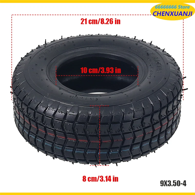 9-inch electric scooter tire 9x3.50-4 inflatable tire electric tricycle 9x3.50-4 tire accessories