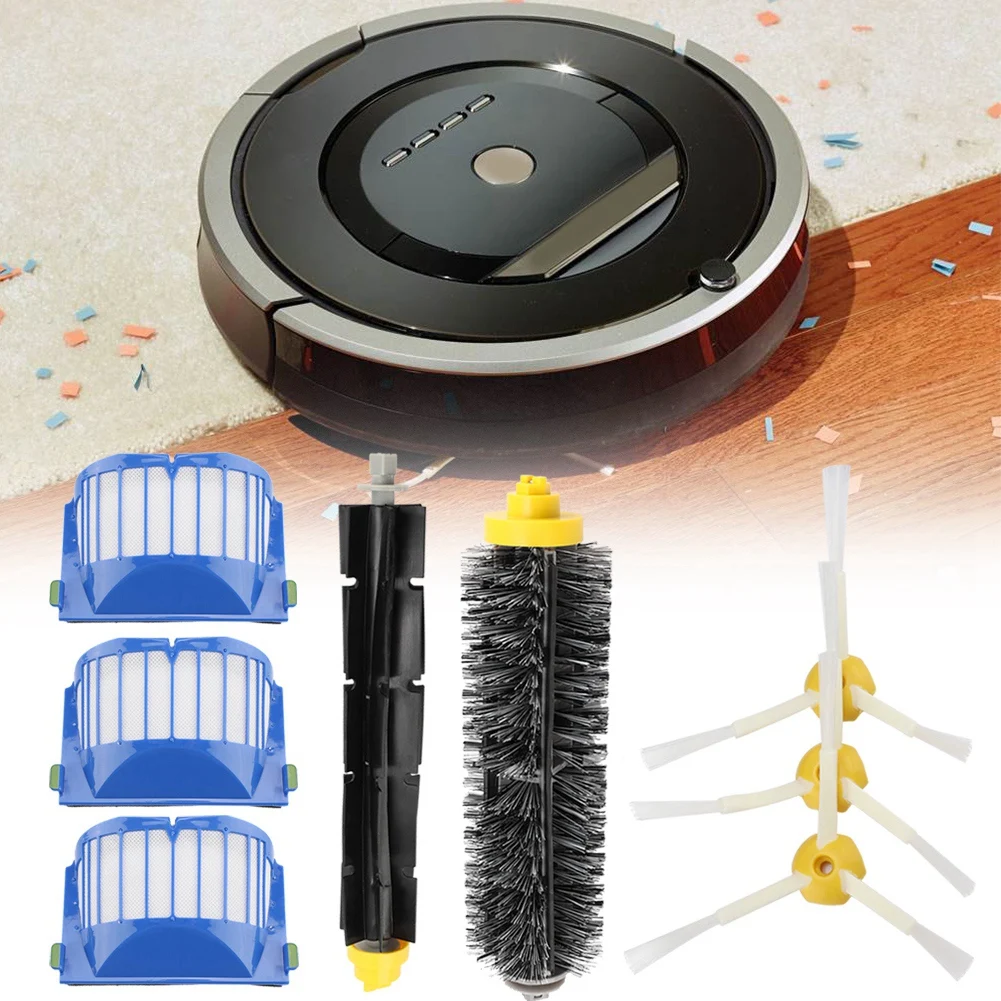 Robot Vacuum Kit Made From High Quality Material Allows Greater Reach In Corners For Roomba 600 Series Replacement Accessories