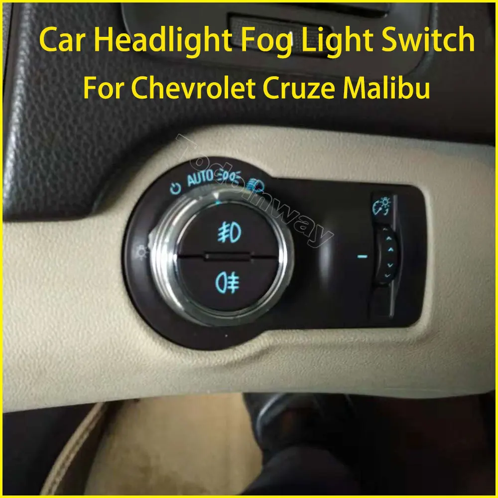 AUTO Refit Headlight Control Switch Fog Light Button Sensor GM13301749 for Chevrolet Cruze Malibu Camaro AVEO For Buick Encore