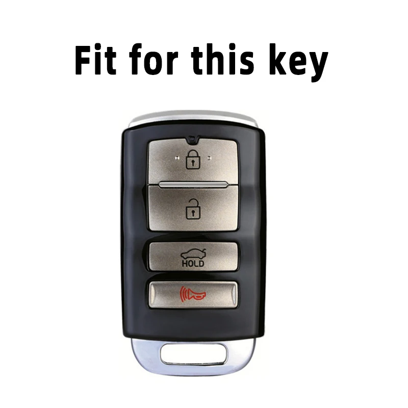4 Buttons TPU Smart Remote Car Key Case Cover for Kia New K7 Cadenza K9 K-04 Sorento K900 Shell Fob Holder Keychain Protector