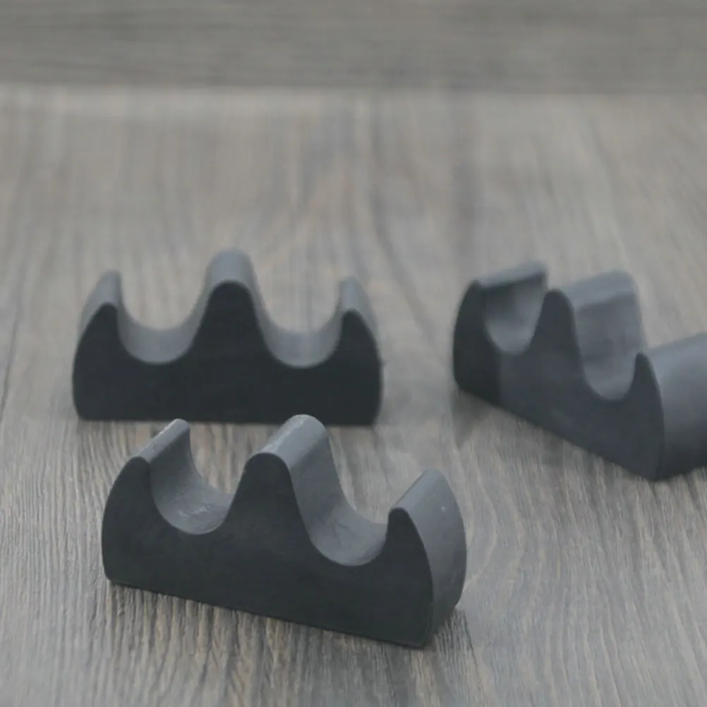 6 قطع من حامل قلم فرشاة الخط البلاستيكي، تصميم بسيط، قاعدة ثابتة، حامل قلم لاستخدام ممارسة الرسم بالفرشاة #6