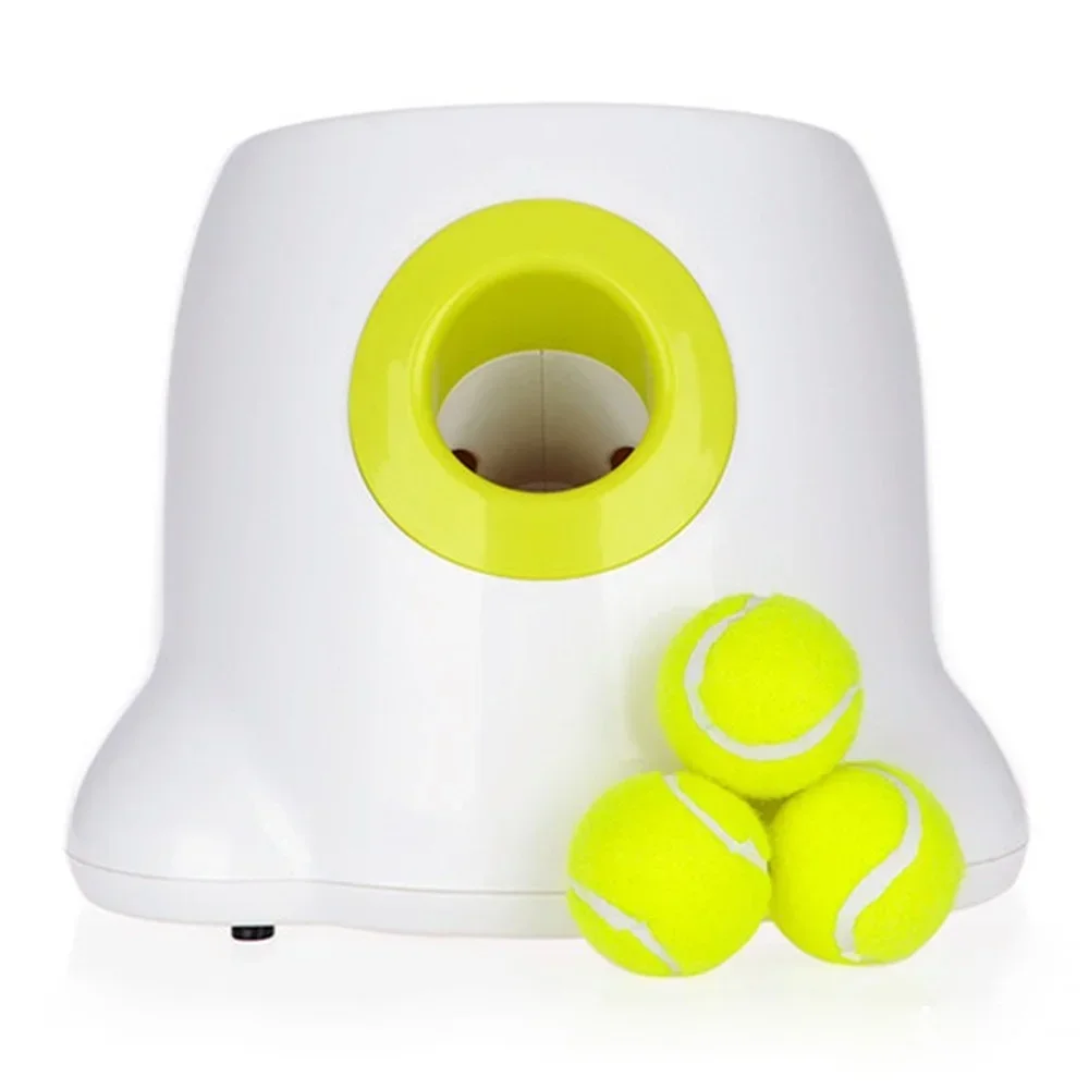 Pet Dog Toy Automatic Throwing Machine  Dog Training Interactive Device Tennis Ball Launcher