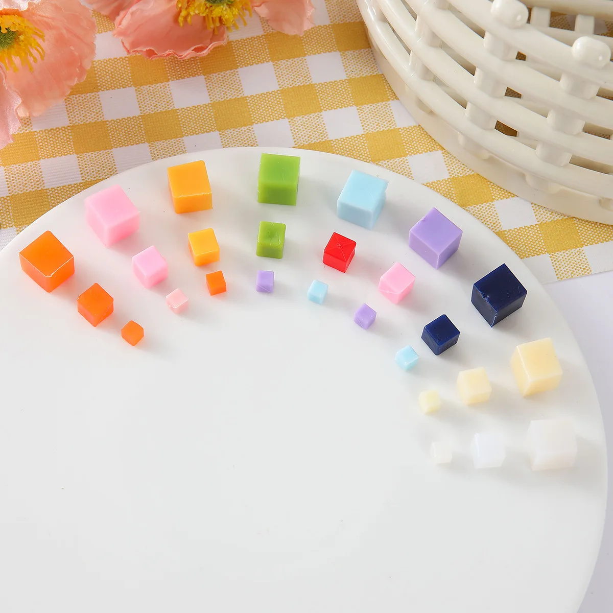Geïmiteerde Fruitstukjes Kunstmatig Model IJs Decor Mini Kokos Appel Peer Mango Plakjes Dessert Winkel Rekwisieten 50 st/partij