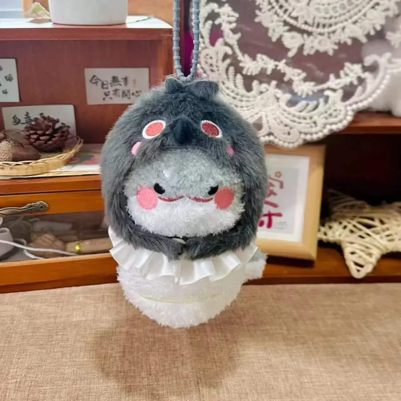 Love and Deepspace Sylus Zayne Xavier Rafayel Cosplay Fluffy Baby Snake Doll Maumet Keychain Cartoon Puppet Pendant Anime Gift