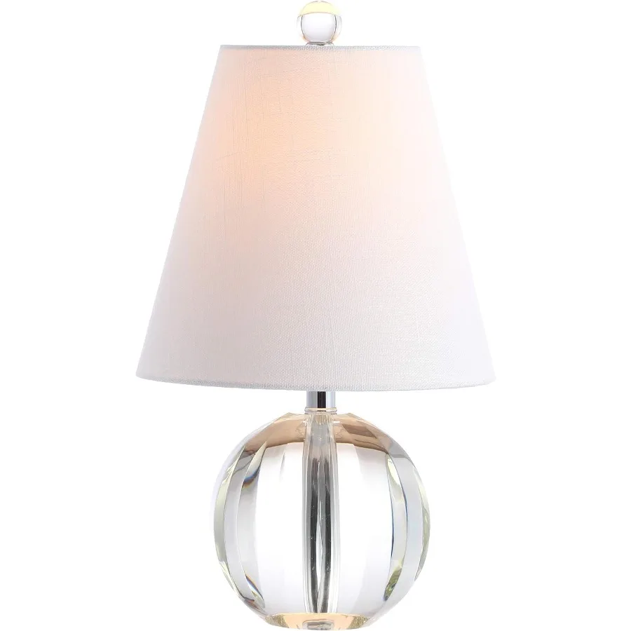 JYL2079A 16 "Glam Crystal Ball Tafellamp Moderne Nachtkastje Lamp voor Slaapkamer Woonkamer Kantoor Helder Glazen Orb met Wh