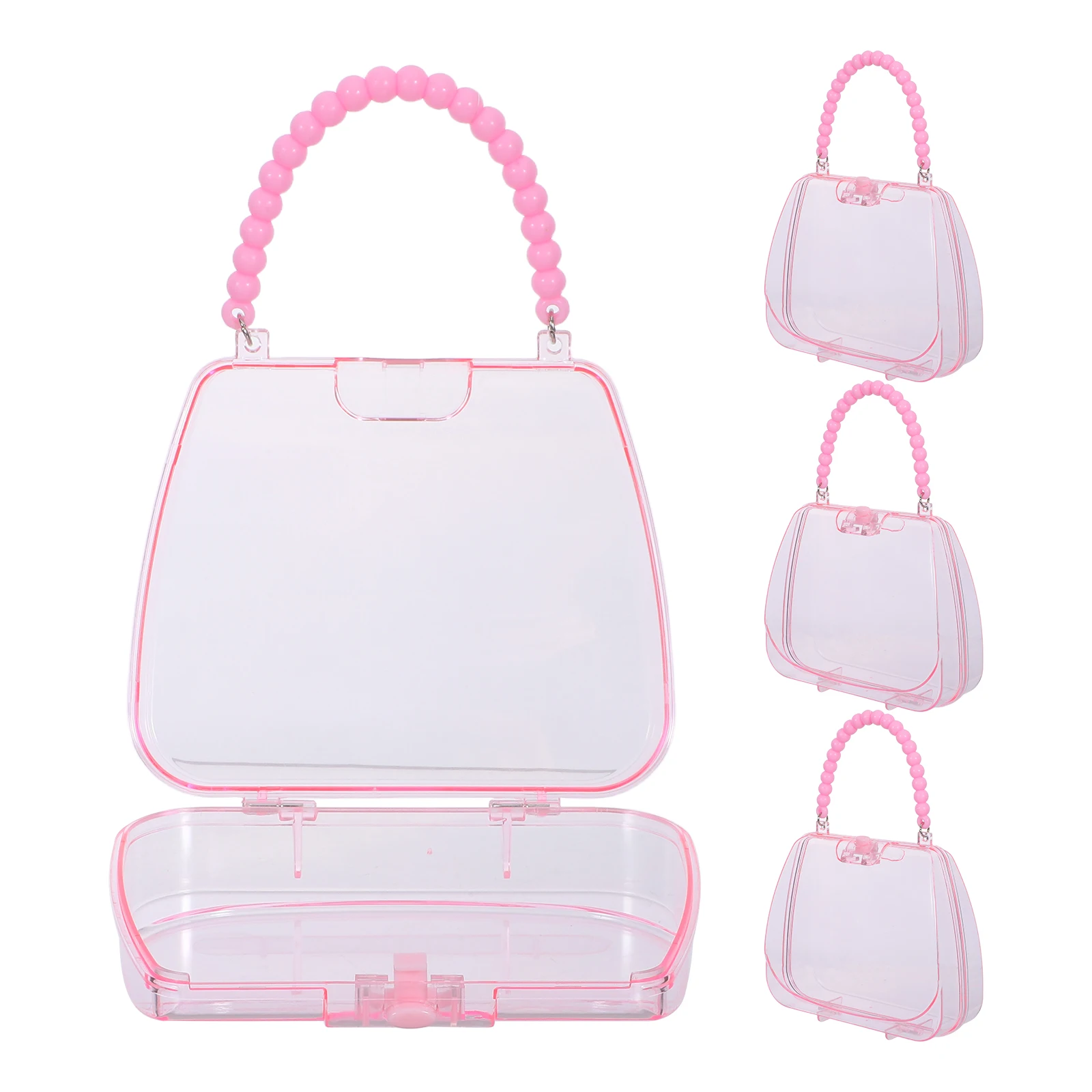 

4 Pcs Jewelry Storage Box Hair Clips Container Hairpin Supplies Organizer Travel