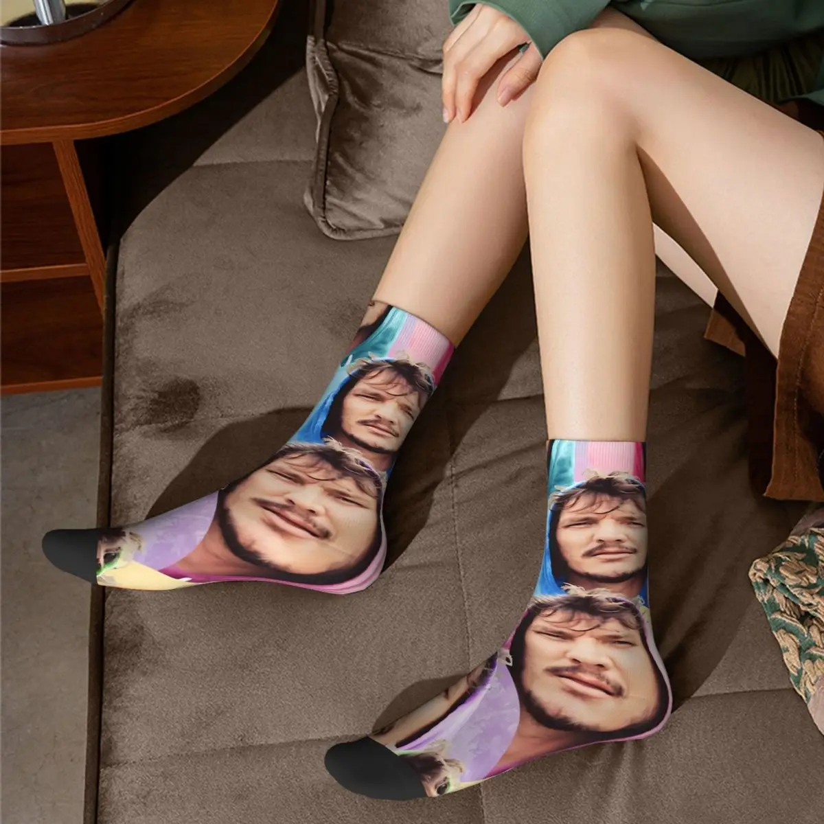 Collage Original Willow Days Pedro Pascal Unisex Winter Socks Outdoor Happy Socks street style Crazy Sock