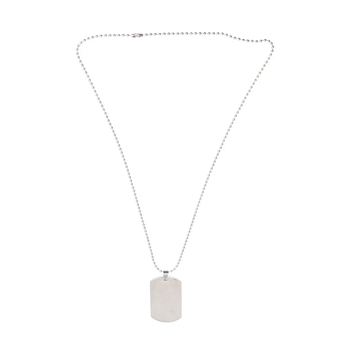 5Pcs Titanium Steel Identity Tag Necklace Set Matching Chains Custom Engraving Elegant Party Banquet Daily Wear Adult Men