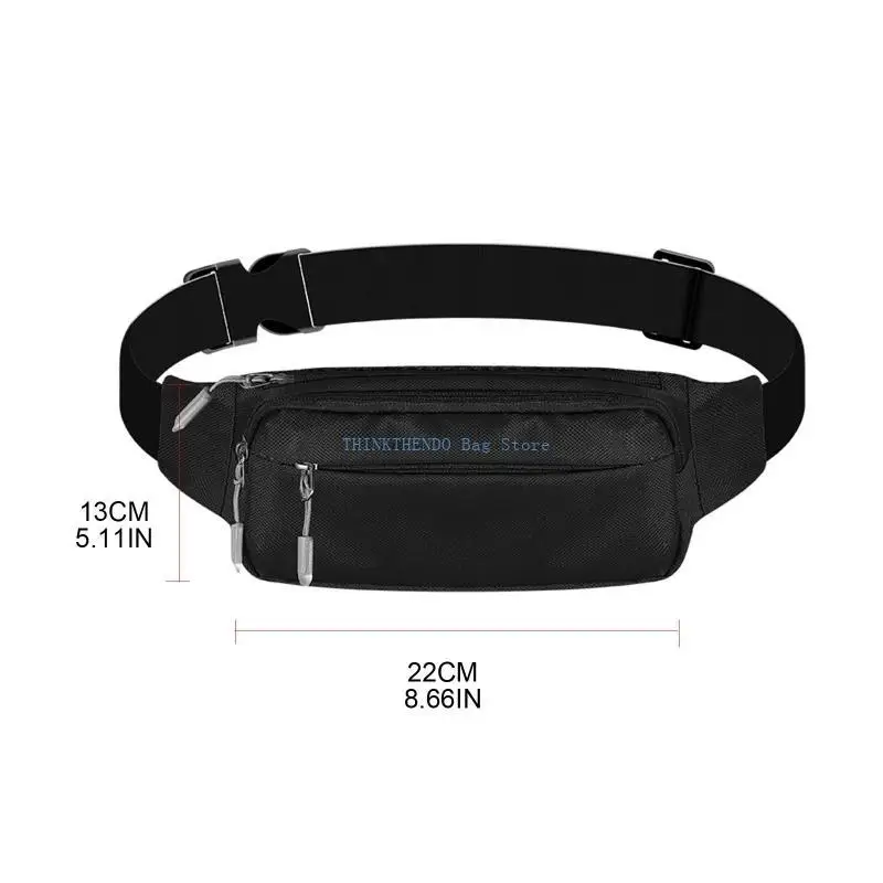 340D Unisex Fanny Pack Shoulder Bags Phone Waist Bag for Outdoor Travel Hiking