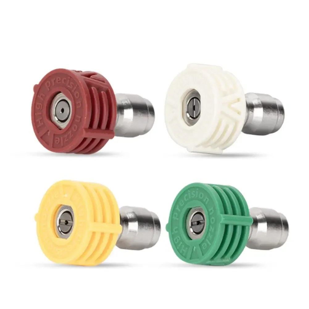 Multi-angle Nozzles Pressure Washer Nozzles For Outdoor Surfaces Quick Connect Cleaning Tool Sturdy Material Construction
