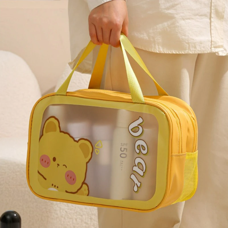 1 pc Toiletry bag, large-capacity outdoor travel bag, dry and wet separation makeup bag