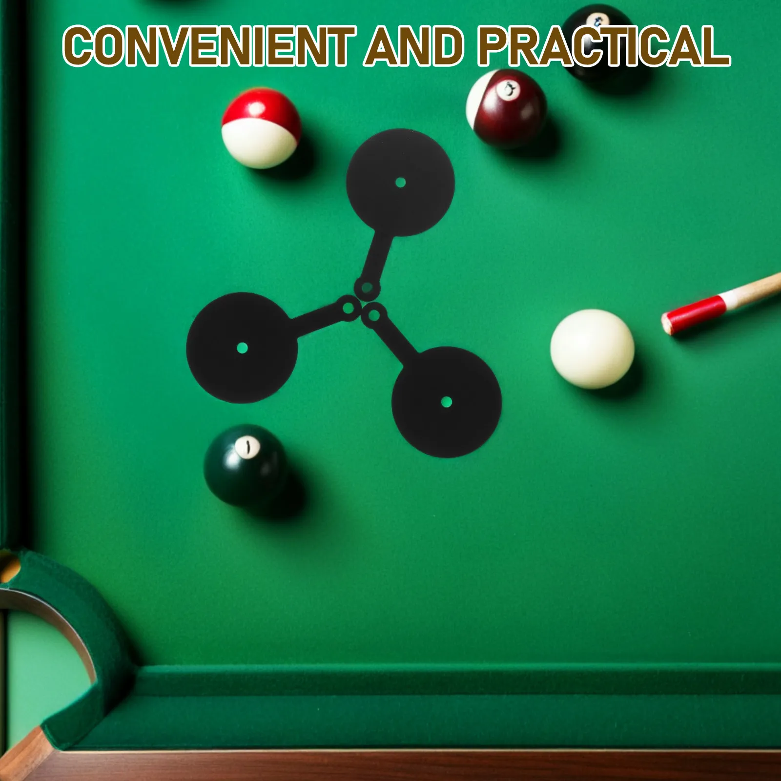 3 Pcs Billiards Accessories Ball Pocket Marker Position Stickers Aiming Exercise Practice for Training