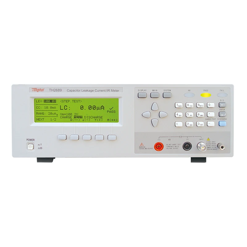 Tonghui TH2689 Capacitor Leakage Current Meter IR Tester