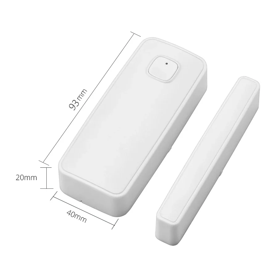 1/5PC Tuya Wifi Smart Door Window Sensor Open Close Detector Smart Home Security Protection Via Alexa Google Home Smart Life APP