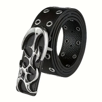 2025 New Stylish Y2K Hollow Faux Leather Fashion Punk Belt for Men Women - Trendy Accessory for Gift Giving ，Neutral Waist Belts