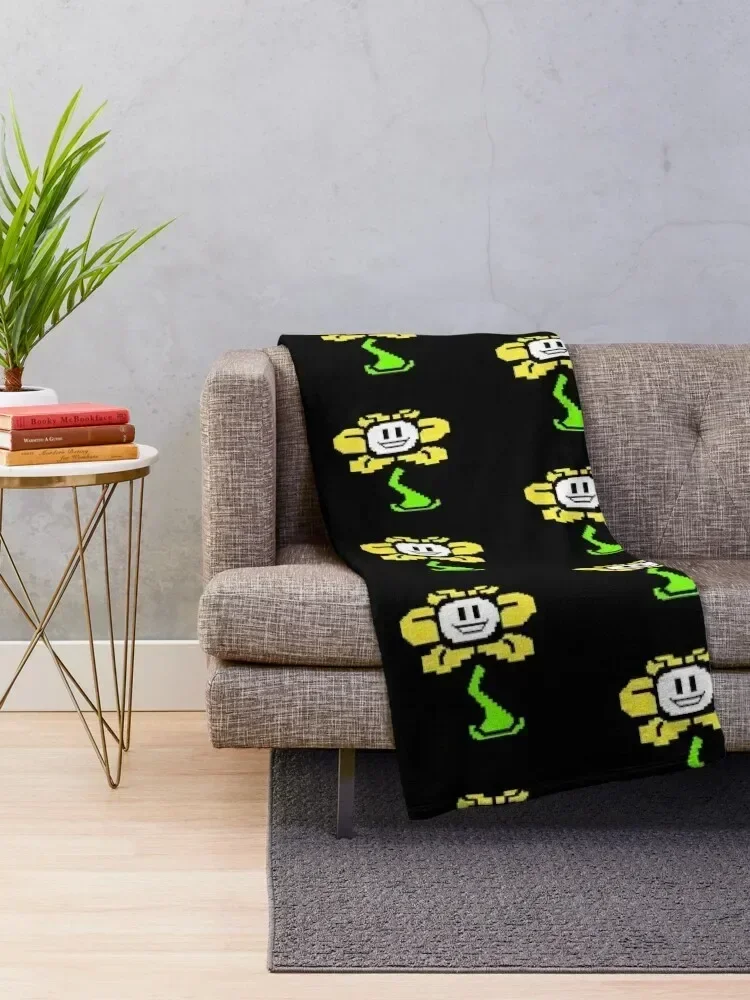 Undertale Flowey Throw Blanket Summer Large For Decorative Sofa Travel Blankets