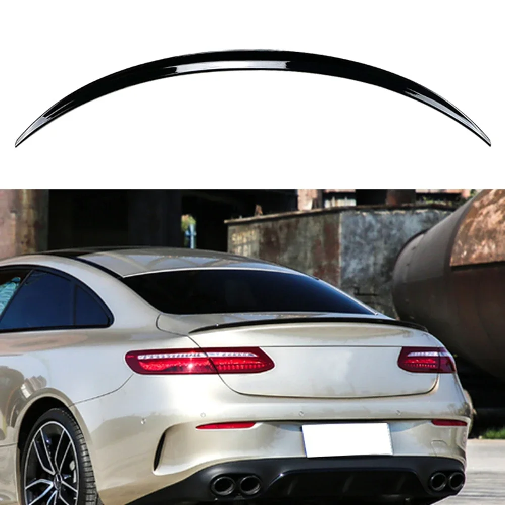 For Mercedes Benz E Class Coupe C238 W238 2016-2023 2-Doors Car Accessories Rear Spoiler Splitter Lips Tail Wing Carbon Look