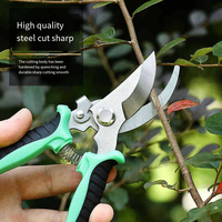 3pcs/set Portable Gardening Tools Metal Scissors Set Pruning Shears Secateurs Bonsai Shears Hand Cutter Trimming Accessories