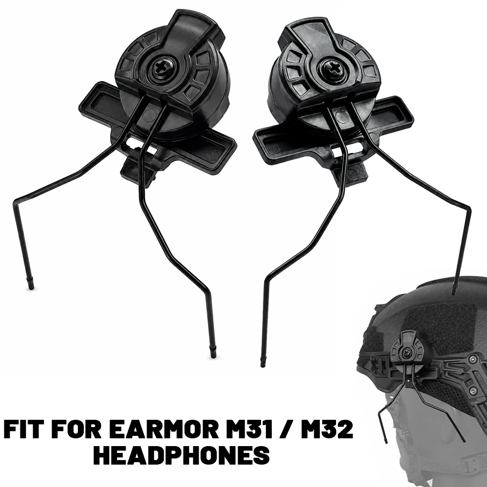 Earmor M12-QD EXFIL 3.0 Helmet Adapter Mount Tactical Shooting Earmuffs Headphone Tactical Accessories