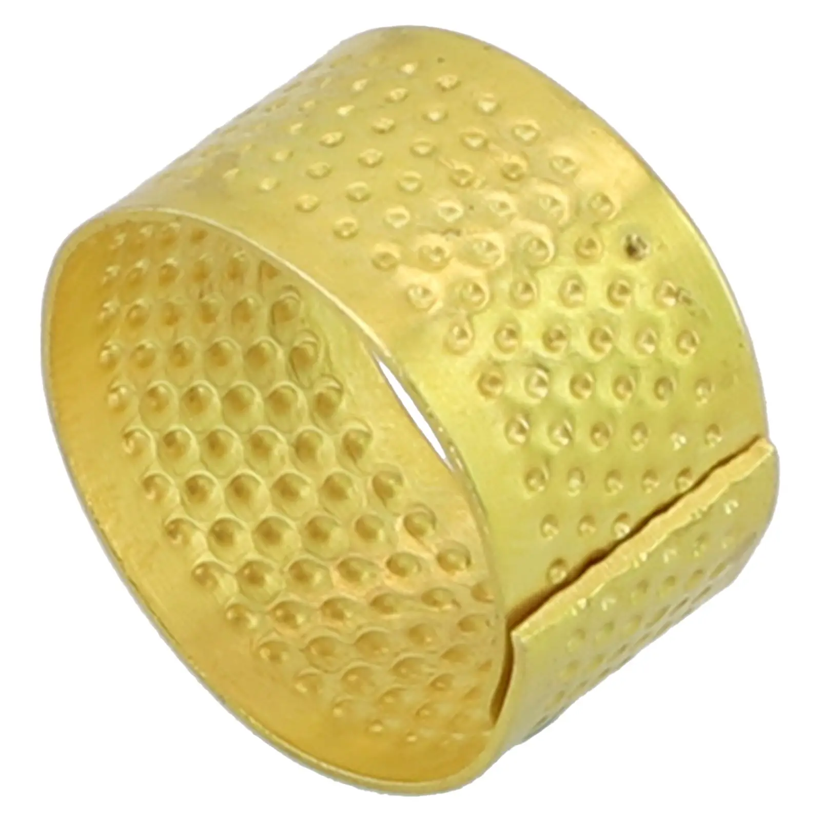 Metal Thimble Antique Thimble Ring Home Sewing 18x11mm Size Compact Design Convenient To Use Easy To Carry Gold Color