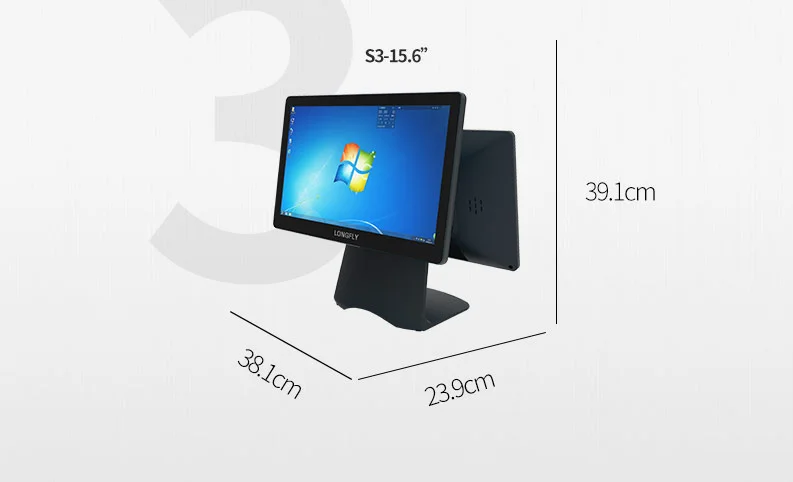 Sales system Capacitive touch screen 15.6 inch window system pos end point payment machine