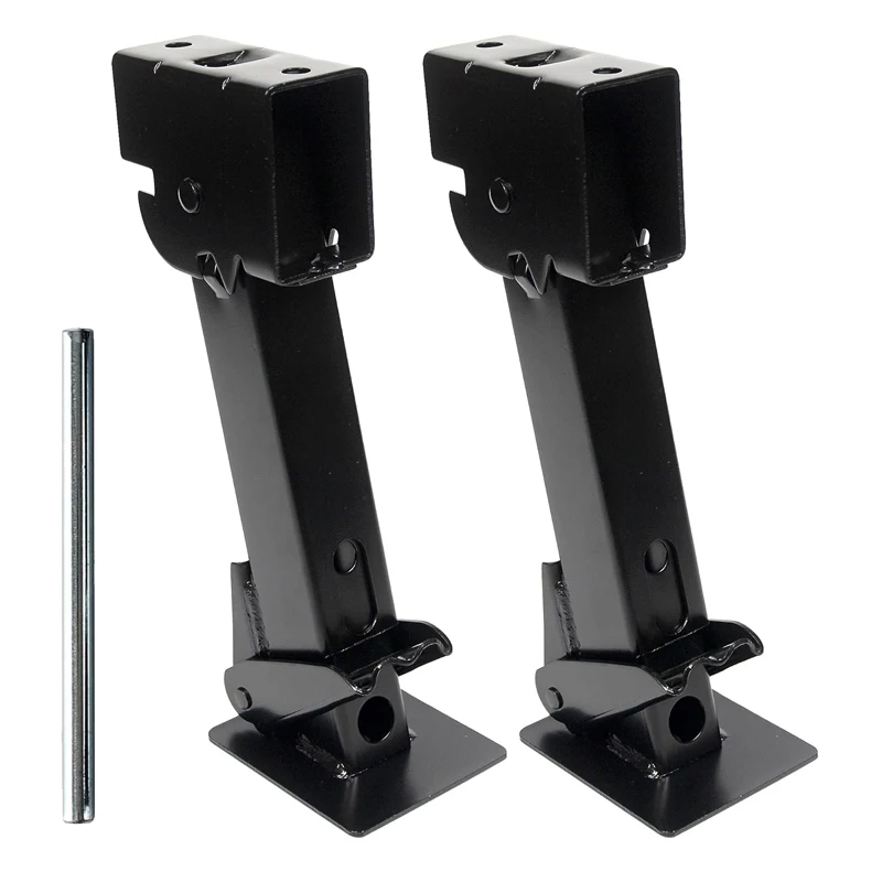 New CW Steel Telescoping Trailer Stabilizer Jacks Fixed 1000 Lbs Powder Coated RV Camper Accessories For Trailers