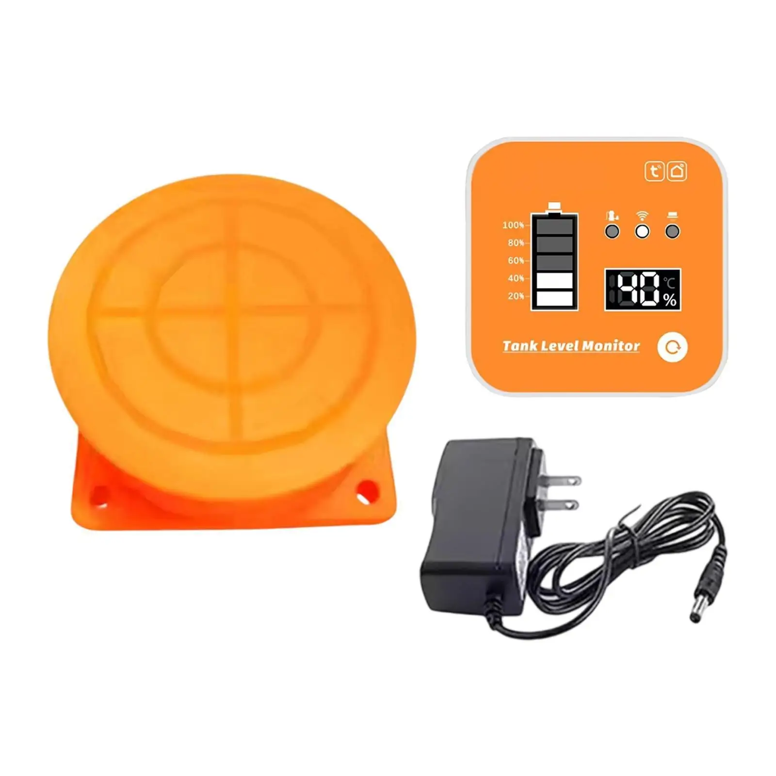 

Smart Liquid Level Detector IP65 Waterproof 0.1M to 4M Long Measuring Distance Tank Level Monitor Alarm Outdoor Indicator