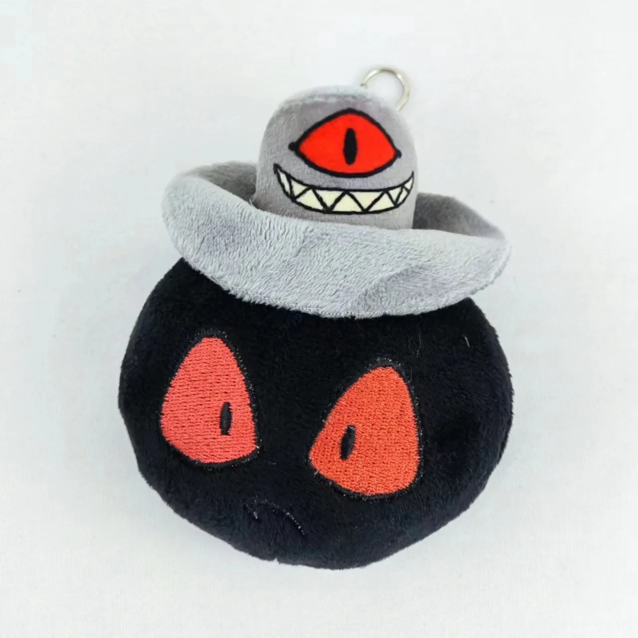 New Alastor Plush Keychain Adam Hazbined Cos Hotels Soft Stuffed Costume Cute Plushie Figure Hells for Children Kids Gift