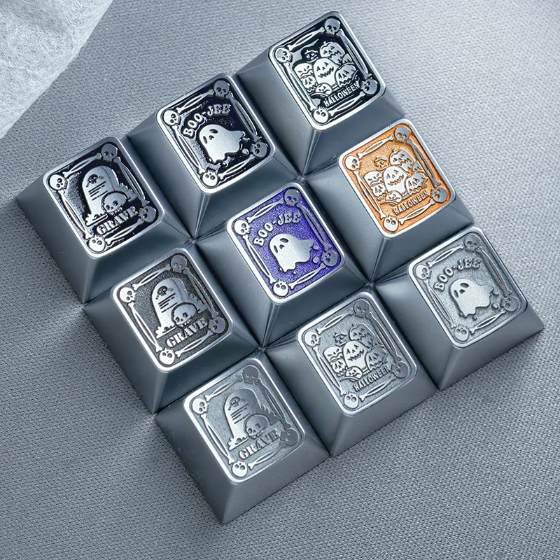 

Halloween Theme Keycaps Personalized Esc Cherry Profile Keycaps Customized 3pcs DIY Keycaps Suitable for MX Mechanical Keyboard