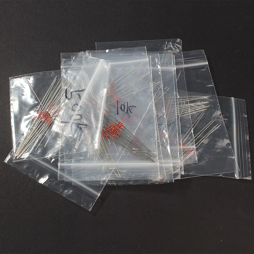100pcs MF58 NTC Thermal Resistor kit 1K 2K 5K 10K 20K 50K 100K 200K 500K 1M Set of resistors,10 Values thermistor set pack, ±5%