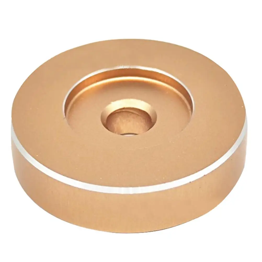 Aluminum 45 RPM Vinyl Record Player Dome Adapter for 7 Inch Lightweight Compact High Precision Turntable Accessory Stability