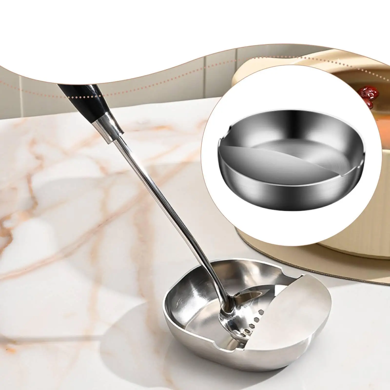 Stainless Steel Spoon Rest Food Container Compact Stable Multipurpose Easy Clean Sturdy Modern Spoon Holder for Top Household