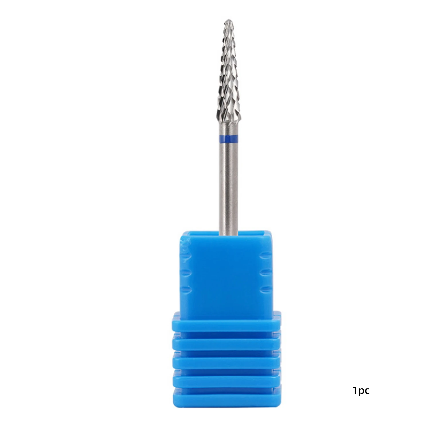 1pc Nail Drill Bits Set for Acrylic Nails, 3/32" Shank Tungsten Steel Tapered Shape Nail Drill, Professional Carbide Tungsten Dr image 6