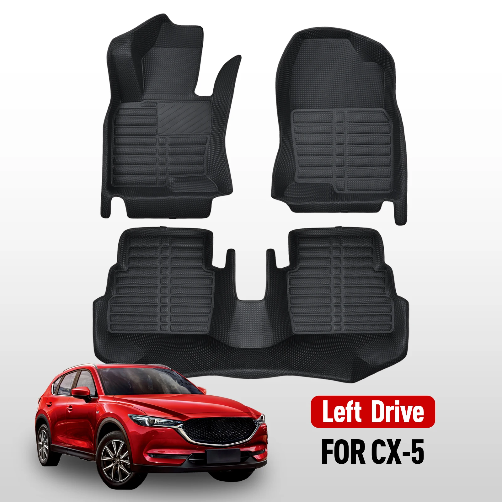 

Car floor mat for Mazda CX-5 KF 2017-2024 Non-slip and Durable Four Seasons Car Carpet Easy to Clean and Wear-Resistant