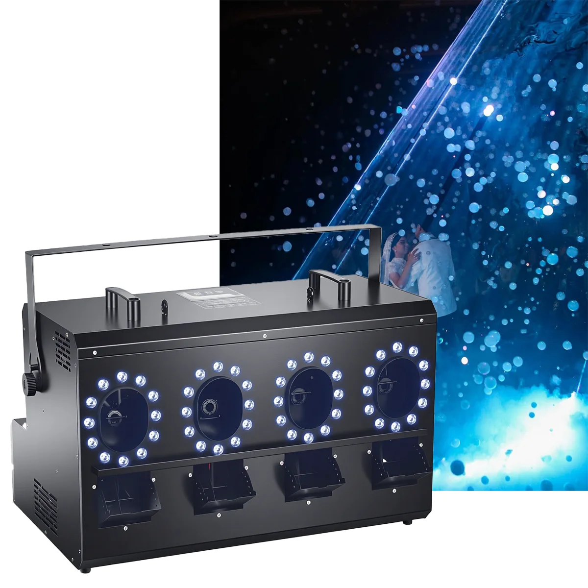 

2000W RGBW LED Beam Light IP33 Iron Housing DMX512 Wireless Remote Control 5000K High Output Stage Lighting for Wedding Party
