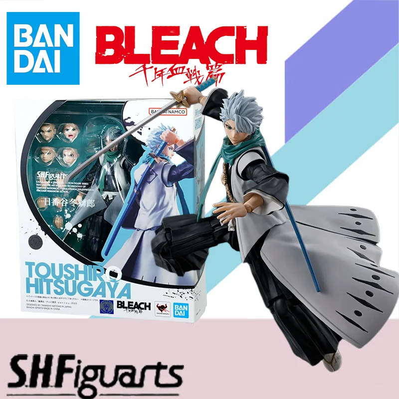 

Bandai S.H.Figuarts BLEACH:Thousand Year Blood War Toshiro Hitsugaya Anime Action Figure Finished Model Toy Gift For Children