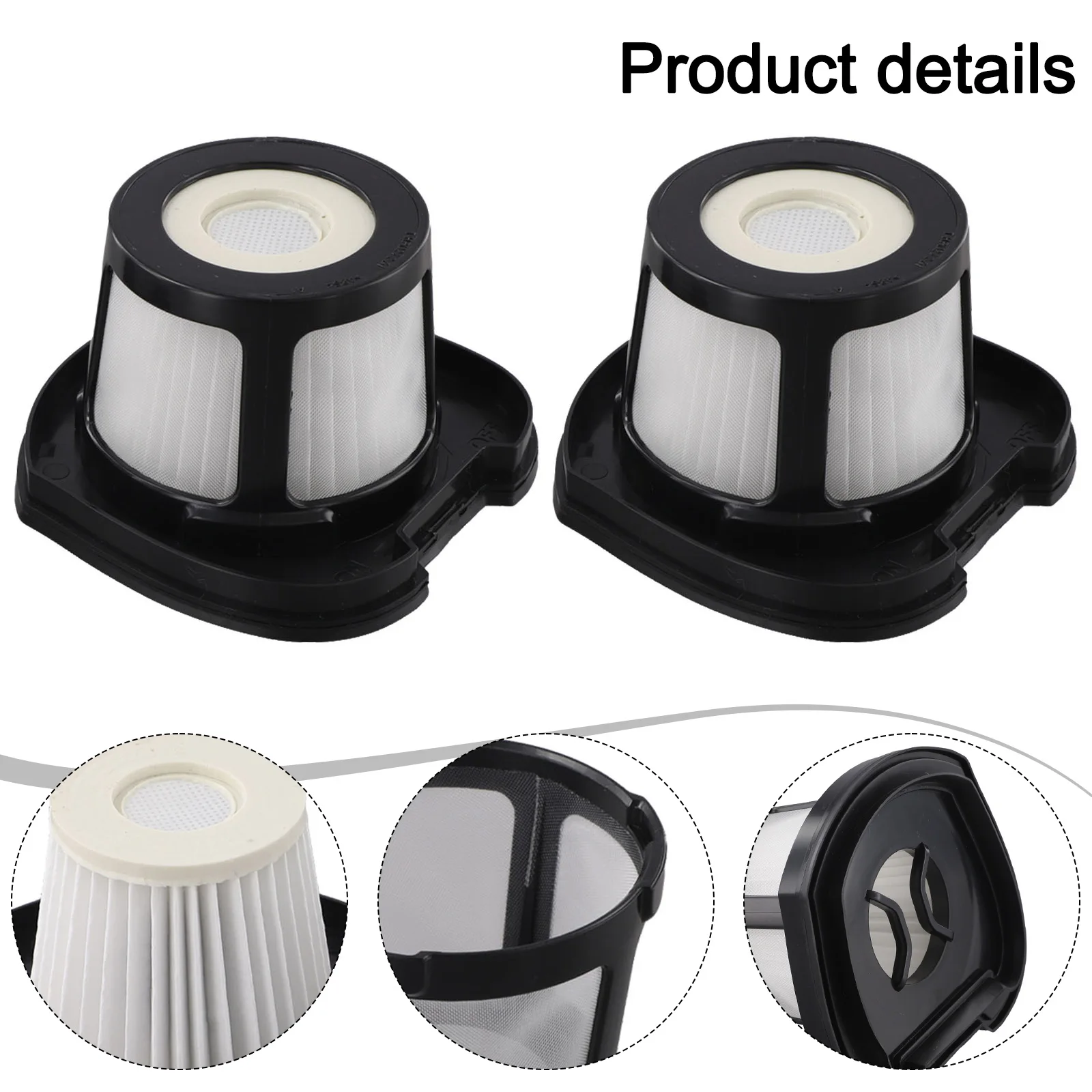 Practical Filter Vacuum Parts 2Pack Accessory Adapter Assembly Fitting For Bissell 2579 Home Lithium for ion Part for Pet Hair