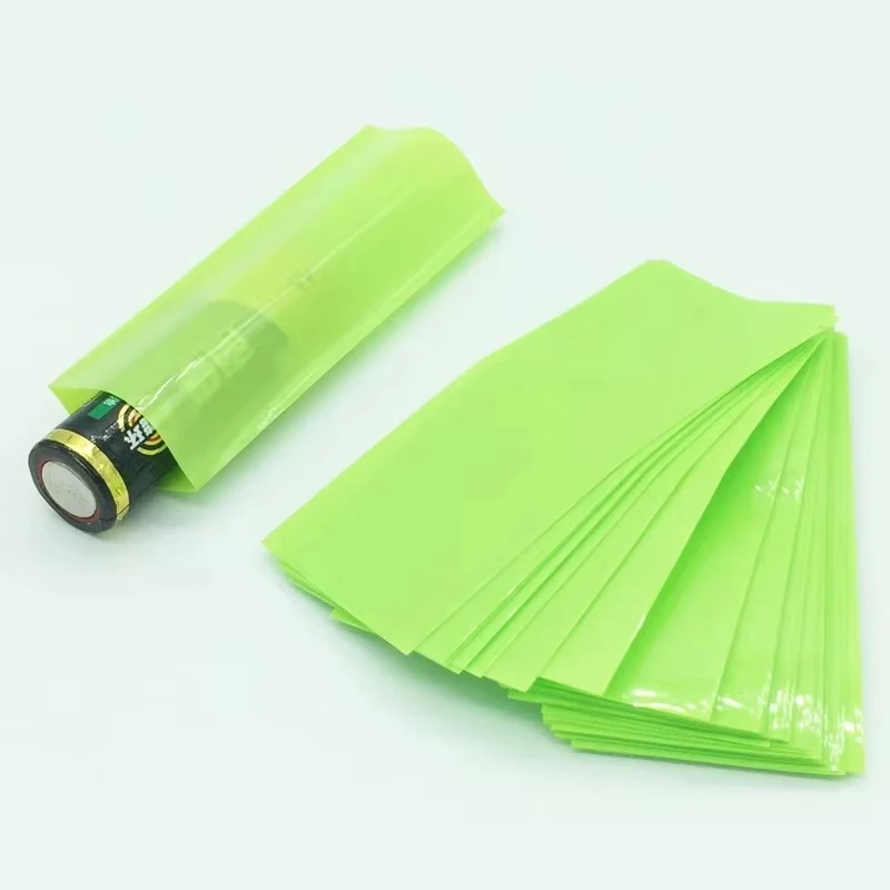Heat Shrink Tube Cover for 18650 Batteries - PVC Film Sleeve Wrap 20/250pcs