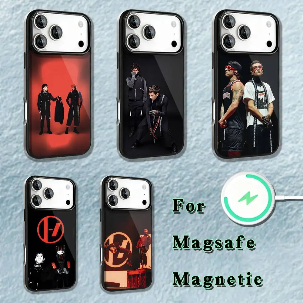 

B-Band T-Twenty One Phone Case For iPhone 17,16,15,14,13,12,11,Pro,Max,Plus,Mini,SE4,E Magnetic Magsafe Wireless Charging