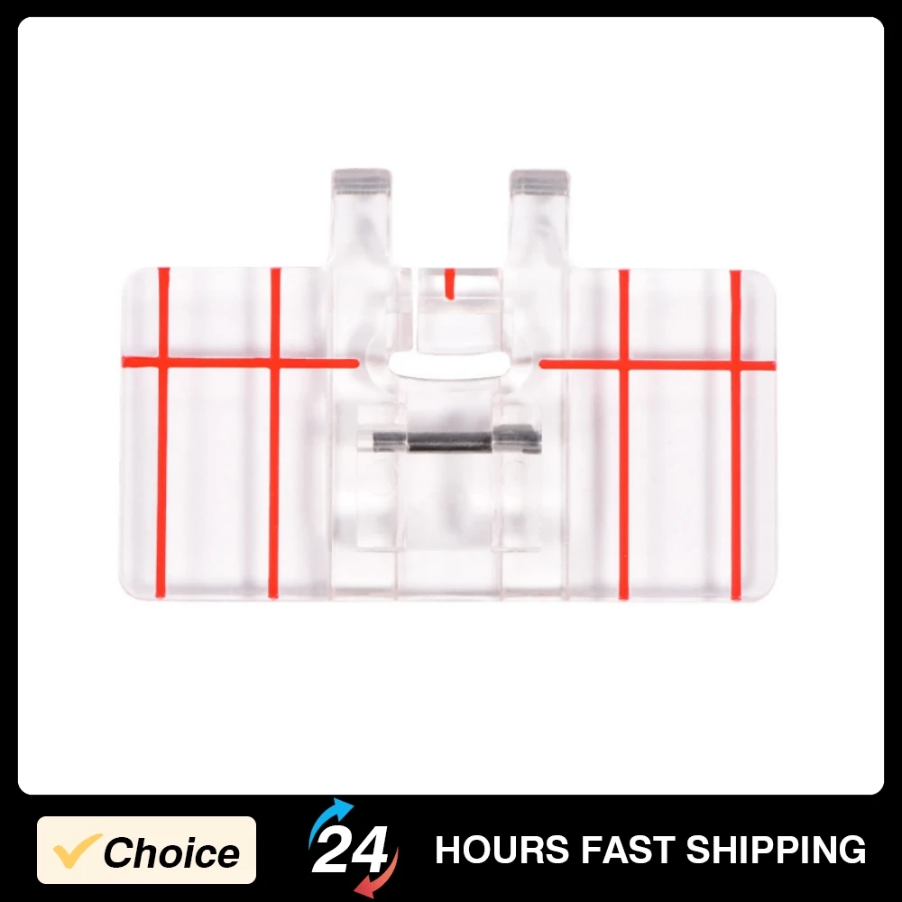 Parallel Stitch Foot Presser Sewing Machine Presser Decorative Stitching Alignment Tool Sewing Machine Accessories Foot Presser