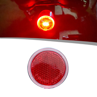 Bicycle Taillight Solar Energy Cycling Rear Light Road Mountain Bike Solar Energy Tail Light Night Cycling Safety Red Lamp Parts