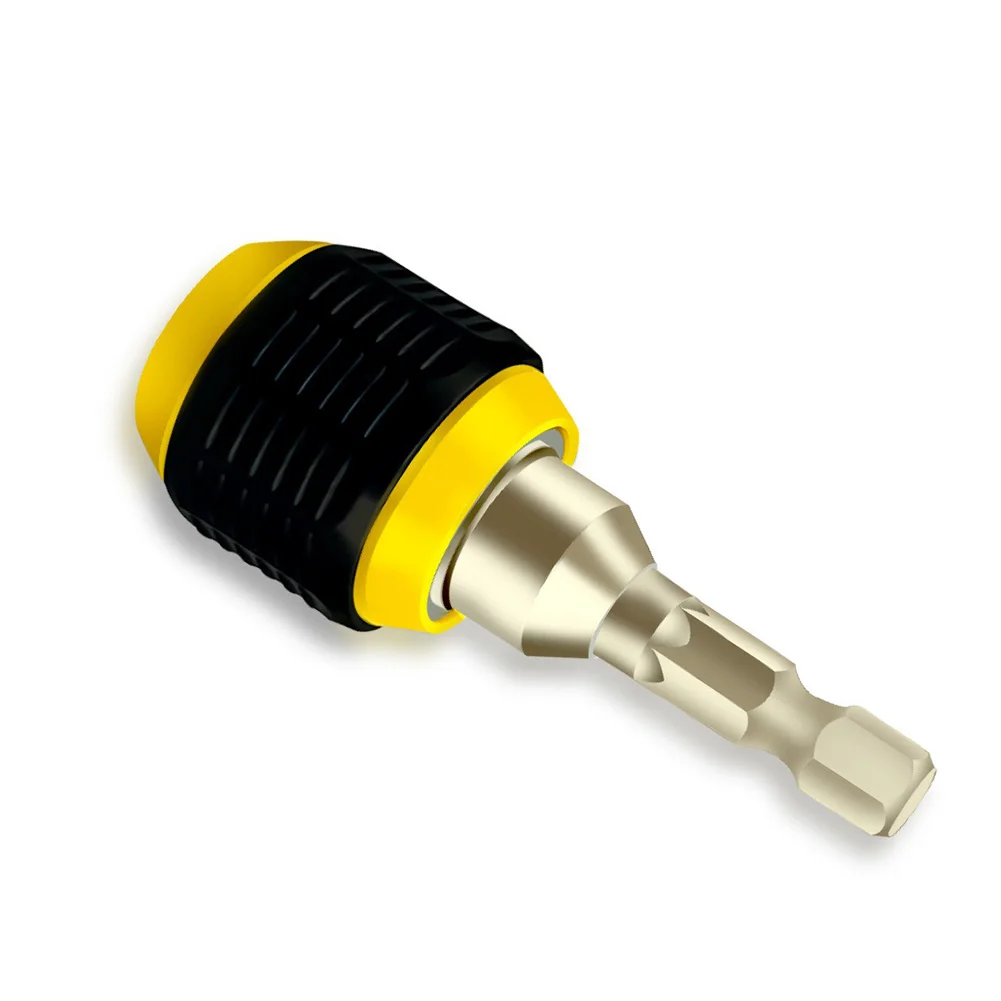 Carbon Steel Drill Bit Converter Quick Change Adapter 6.35 Mm 1 4 Inch Quick Coupling Drill Bit Hexagonal Handle