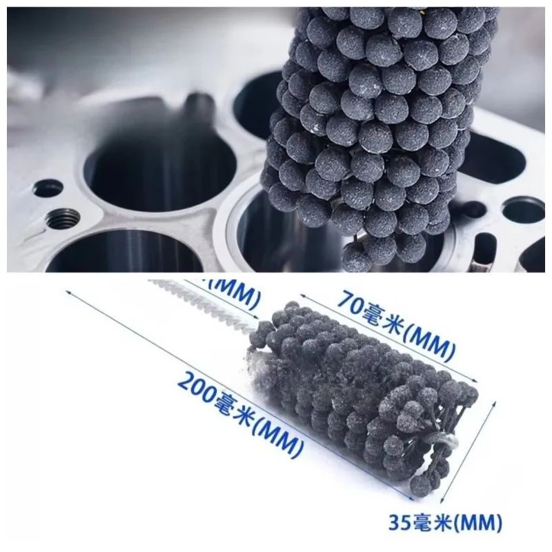 Ball Head Brush Deburring, Polishing, Honing, Engine Cylinder Liner Inner Hole Polishing Brush
