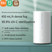 Xiaomi Mijia Smart Antibacterial Humidifier S For Home 4.5L UVC 99.9% Sterilization Air Humidifier Aroma Essential Oils Diffuser