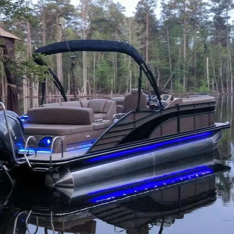 Custom Luxury Large 7.6m 15 Person Party Floating Yacht with Console Motor for Sale