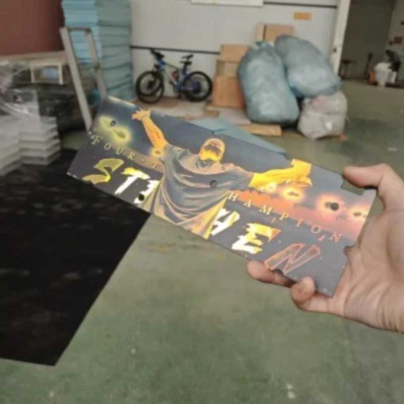 Nuevo Material de PC de Panel plano holográfico Holy60, personalizado, bricolaje, posición de orificio GH60, accesorios de teclado mecánico Holy60