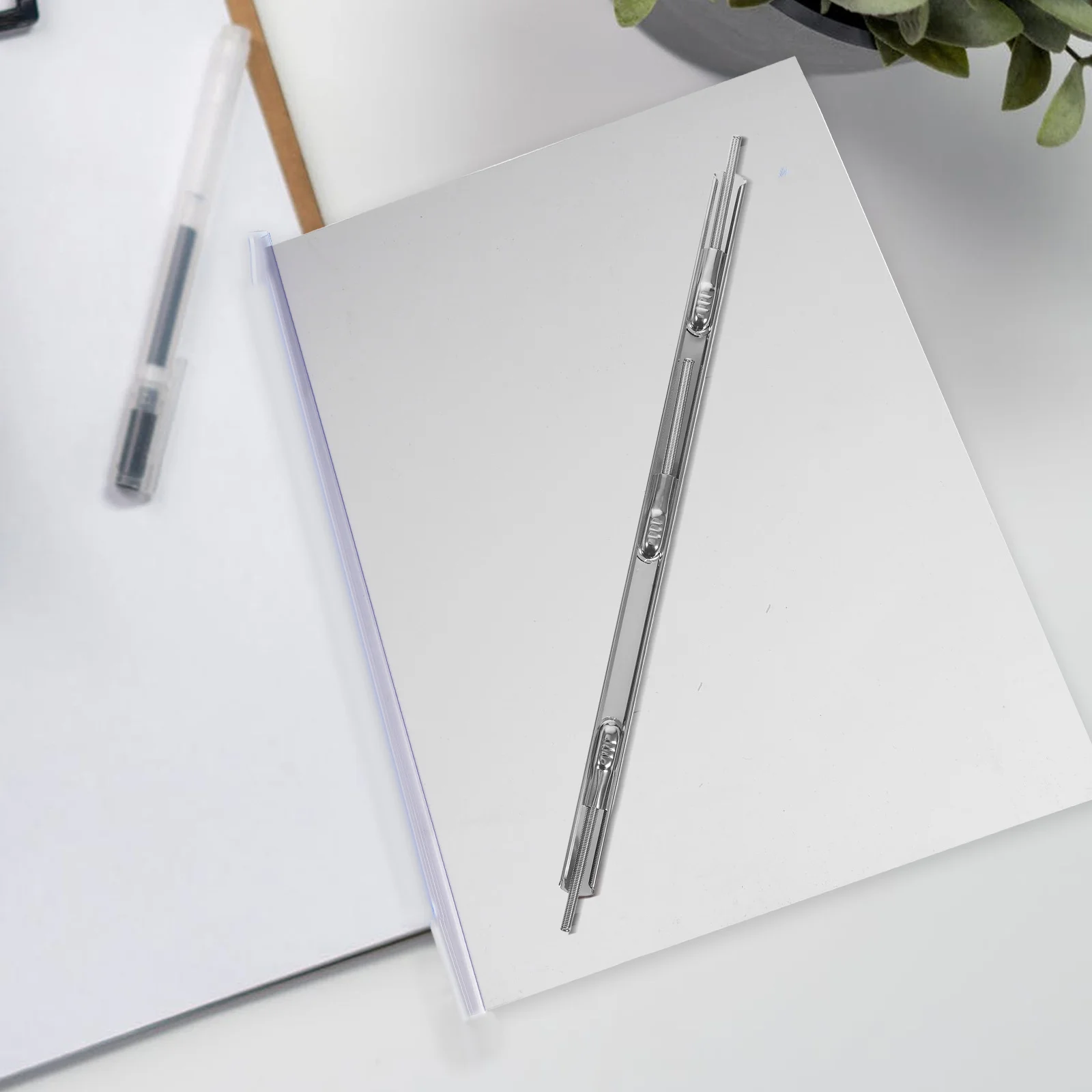 

6Pcs Metal Binder Circles Practical Book Binder Fasteners Loose Leaf Planner Binding Clips Notebook Binding Mechanism