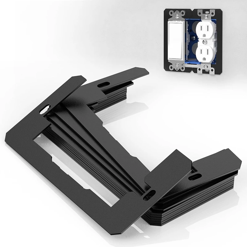Wall Plate Spacer,Flush Fit Device Leveling Plates For Wall Outlet Repair And Loose Electrical Fix For Outlets/Switch
